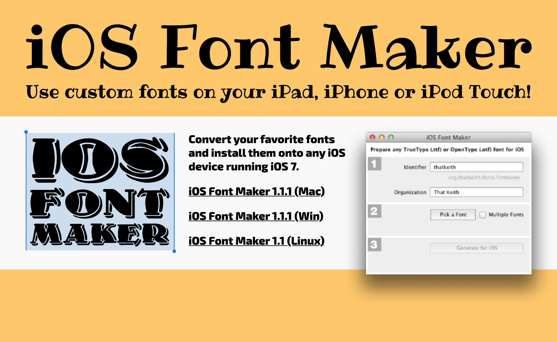 Fonts software for mac free